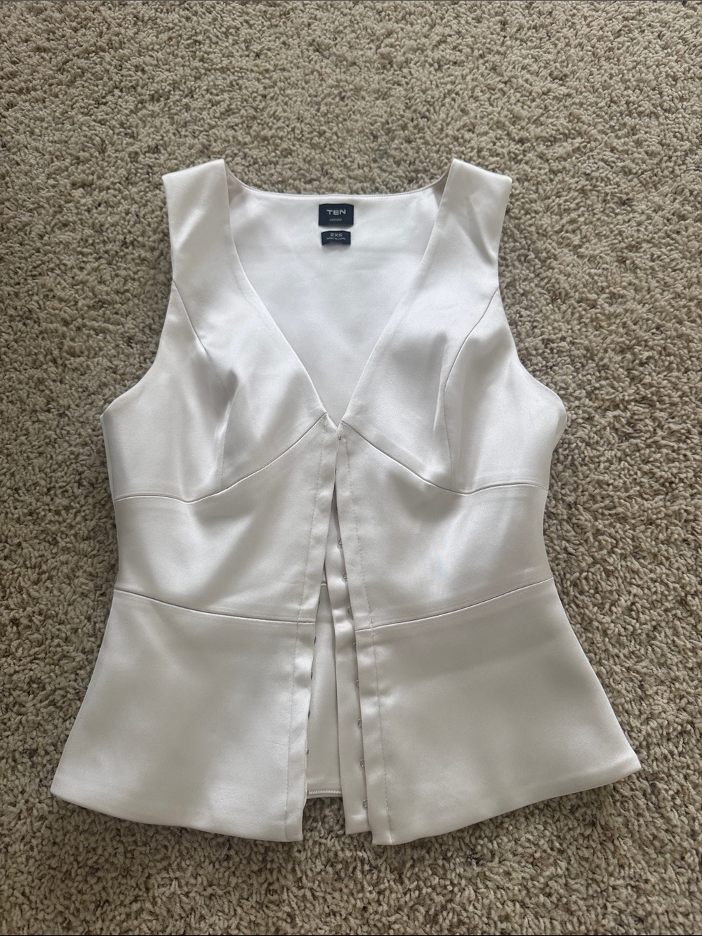 Aritzia corset silk